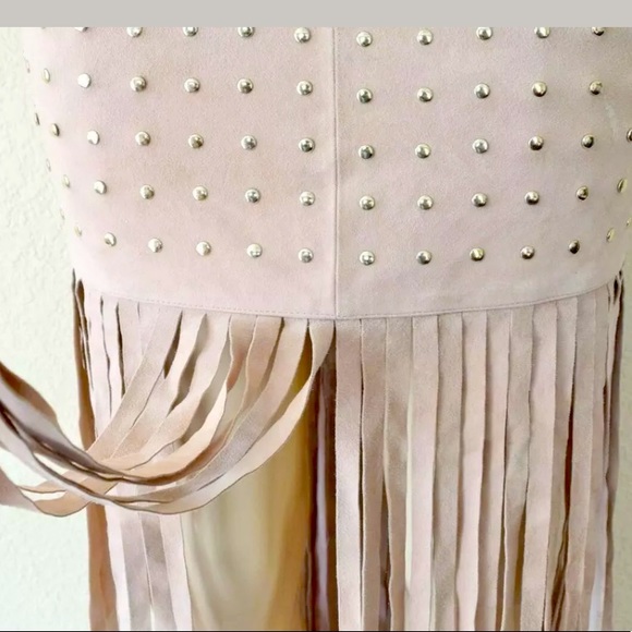 Marciano Aliana Fringe Leather Skirt - Picture 5 of 7